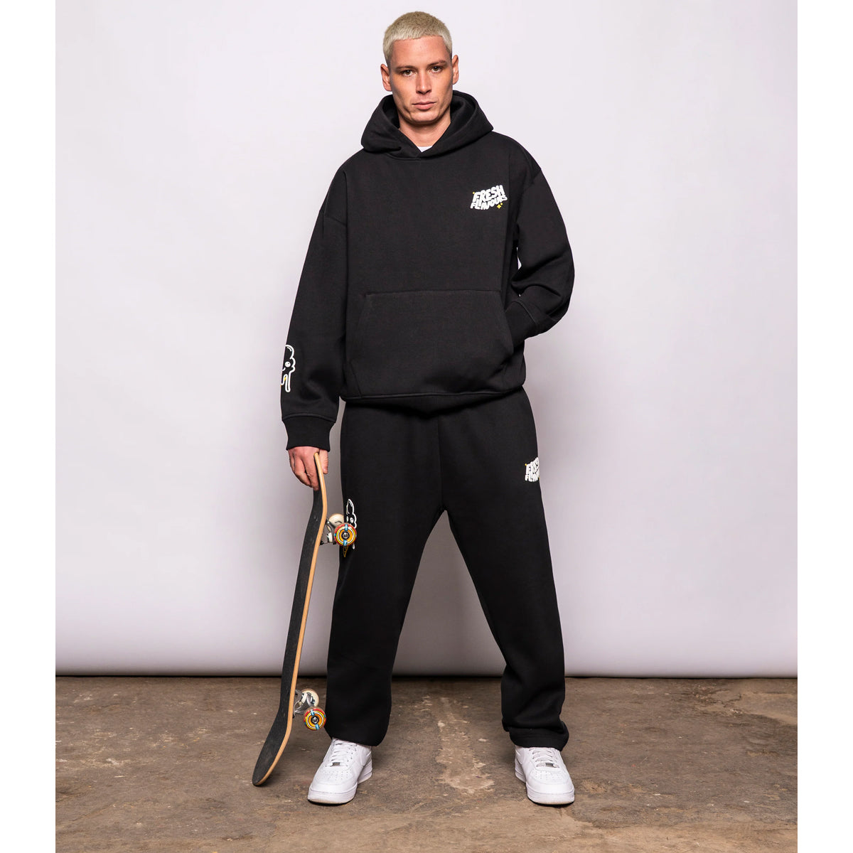 FRESH FLAVOURS BLACK HOODIE