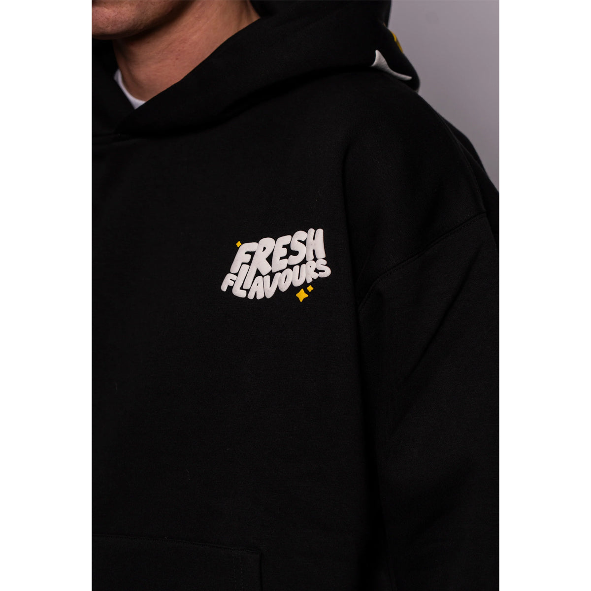FRESH FLAVOURS BLACK HOODIE