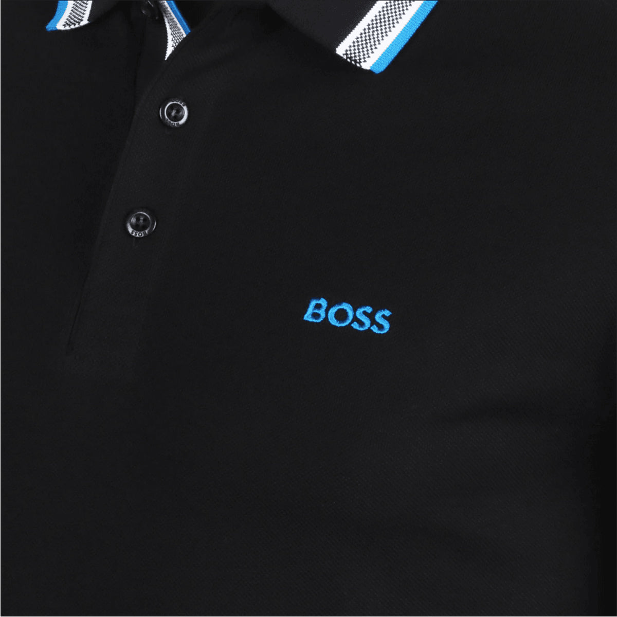HUGO BOSS PLISY LONG SLEEVE JERSEY POLO BLACK 50506191 - Size - XL