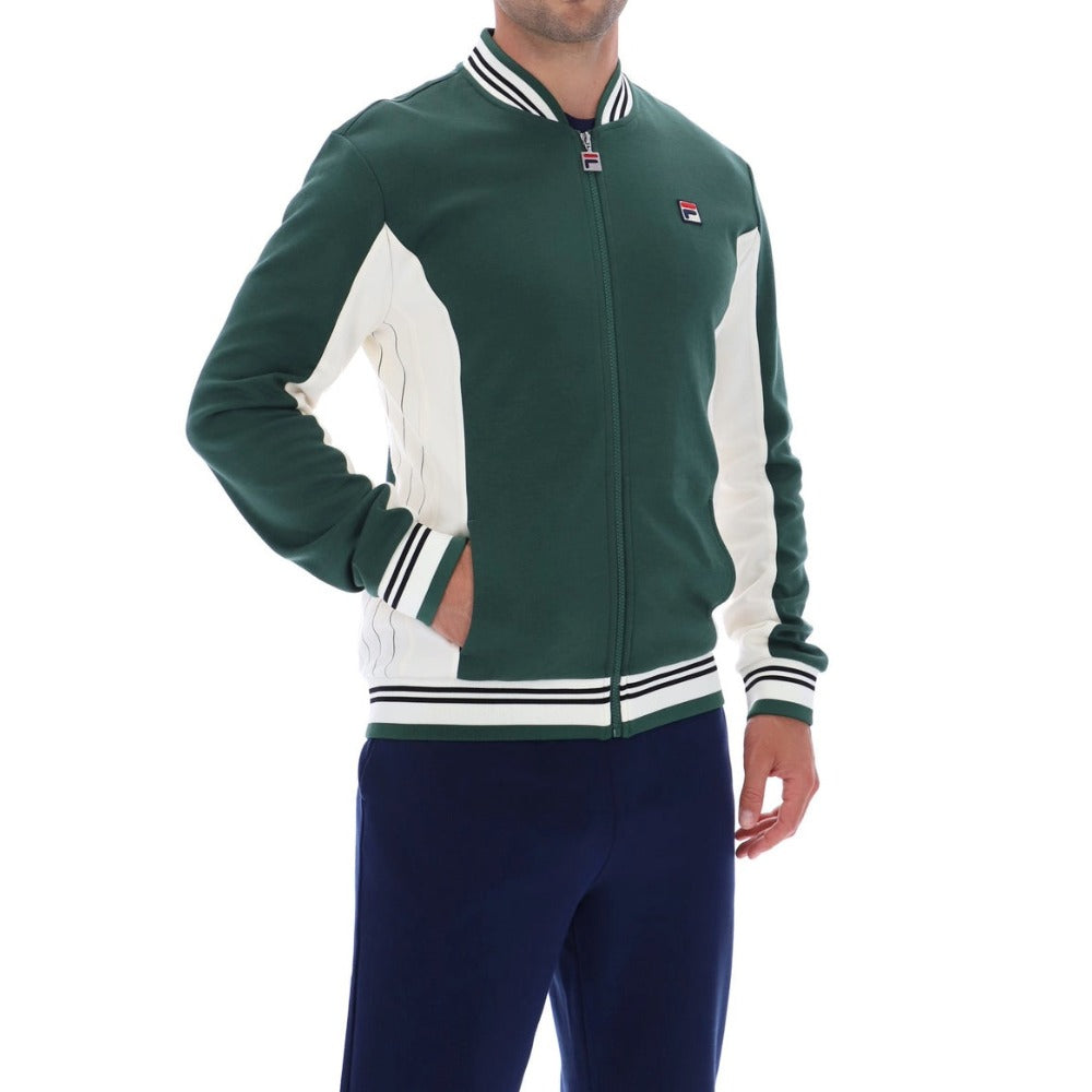 FILA SETTANTA BASEBALL TRACK JACKET PINE NEEDLE/GARDENIA/BLACK
