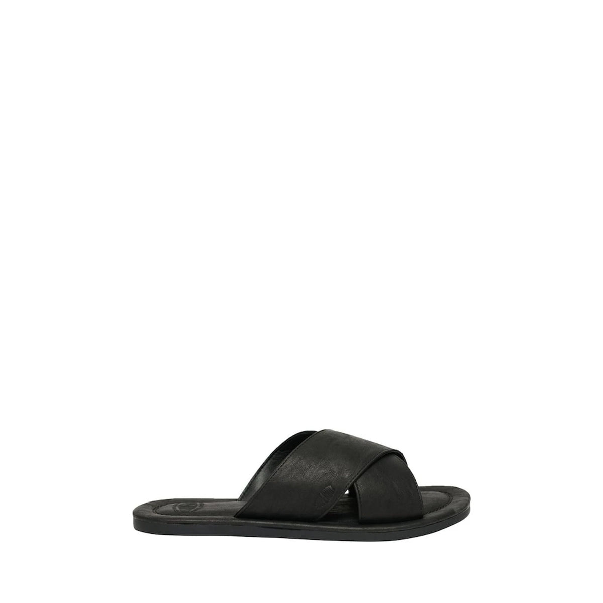 SUPERDRY VINTAGE CROSS STRAP SLIDE BLACK 02A MF310286A