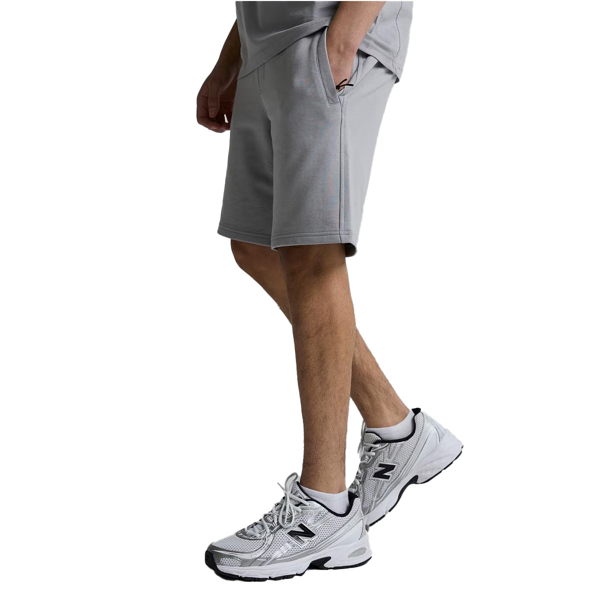 CENERELLO BADGE SHORTS CLOUD GREY