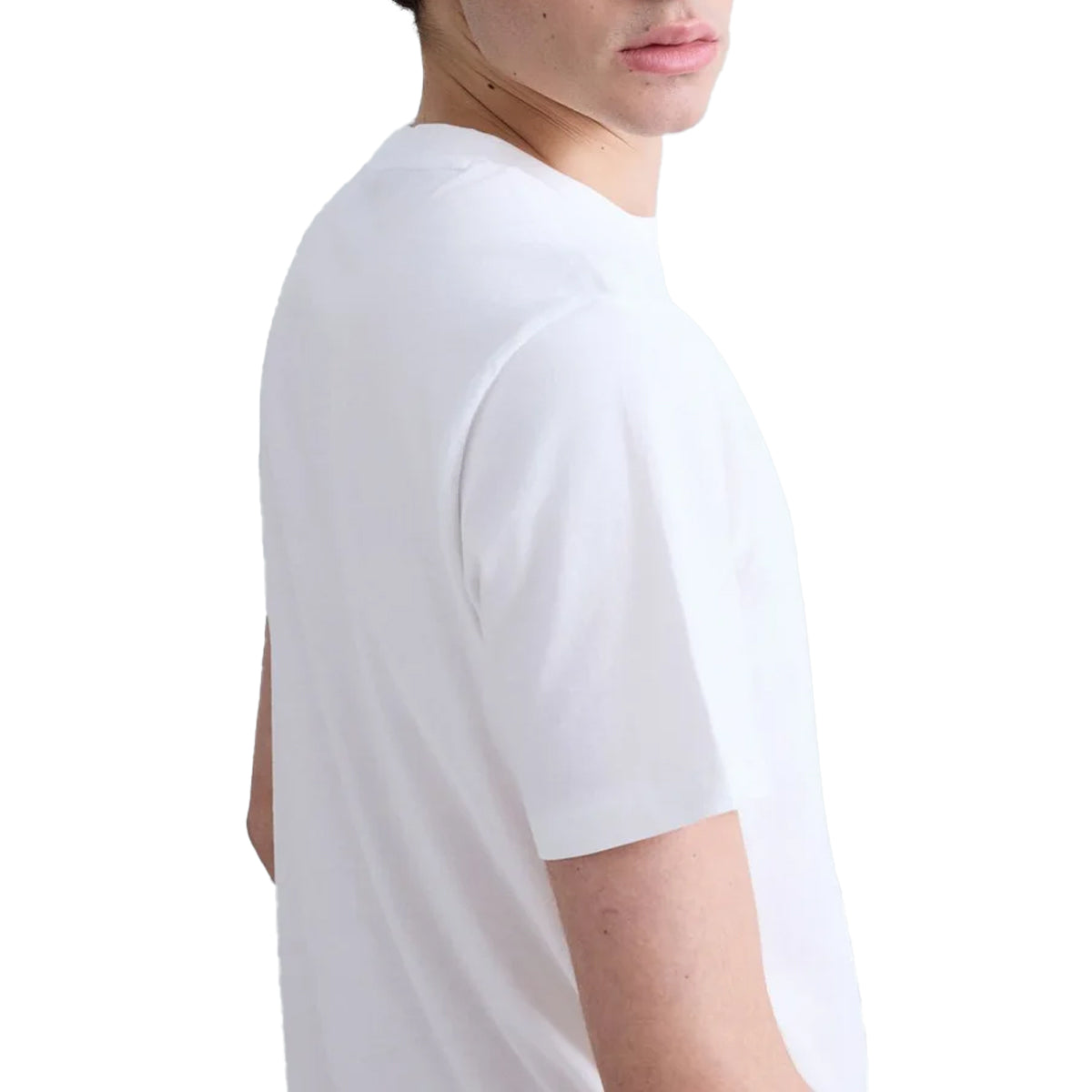 REPLAY MEN'S CENTRE LOGO T-SHIRT M3098 - WHITE