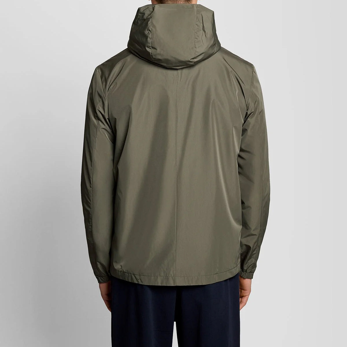 LYLE & SCOTT LIGHTWEIGHT ZIP THROUGH HOODED JACKET JK2205V KHAKI ASH