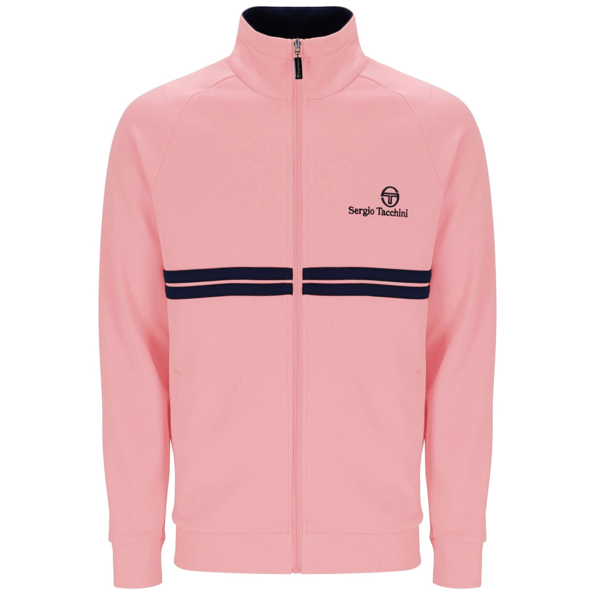 SERGIO TACCHINI NEW DALLAS TRACK TOP PINK/NAVY