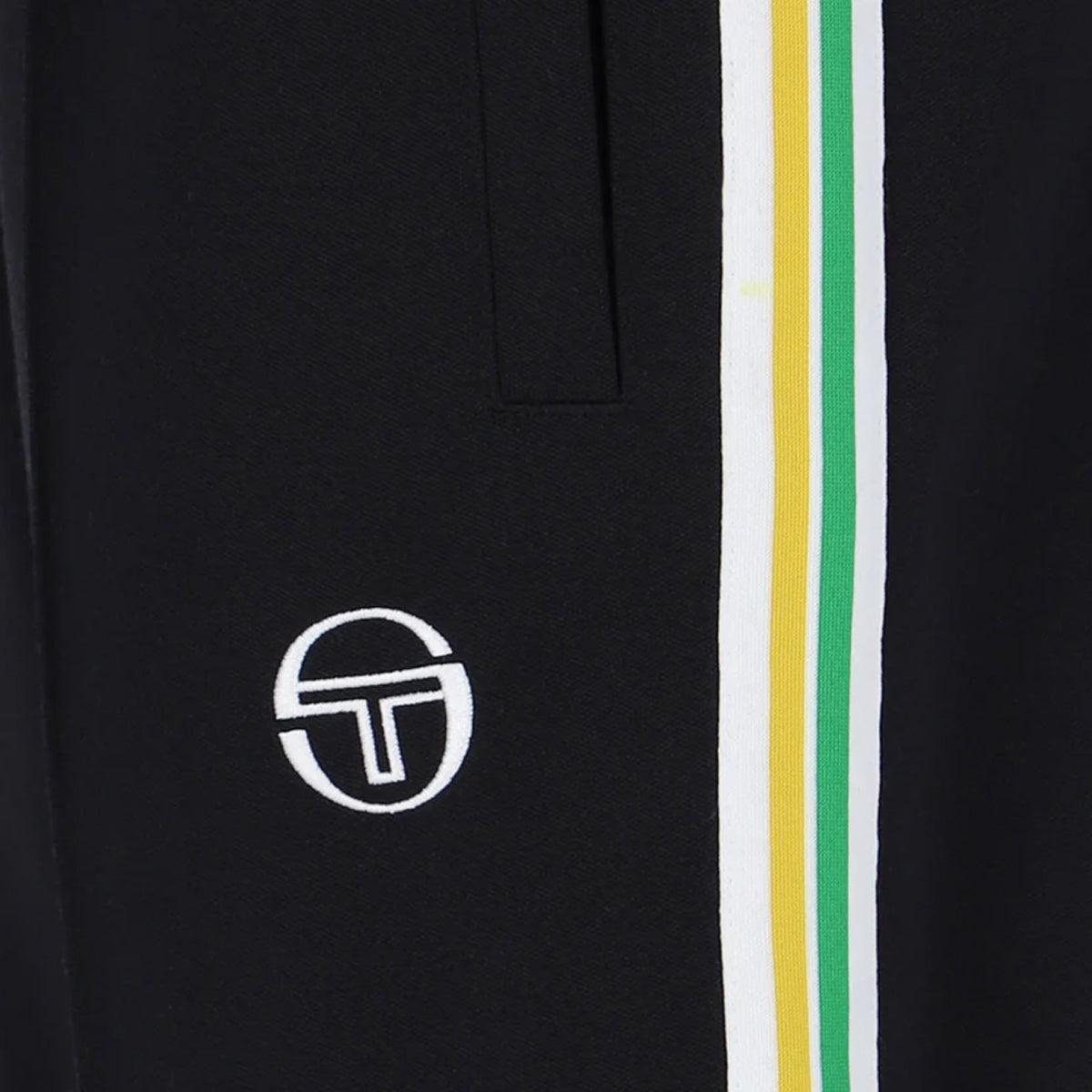 SERGIO TACCHINI FRANCO TRACK PANTS BLACK/WHITE
