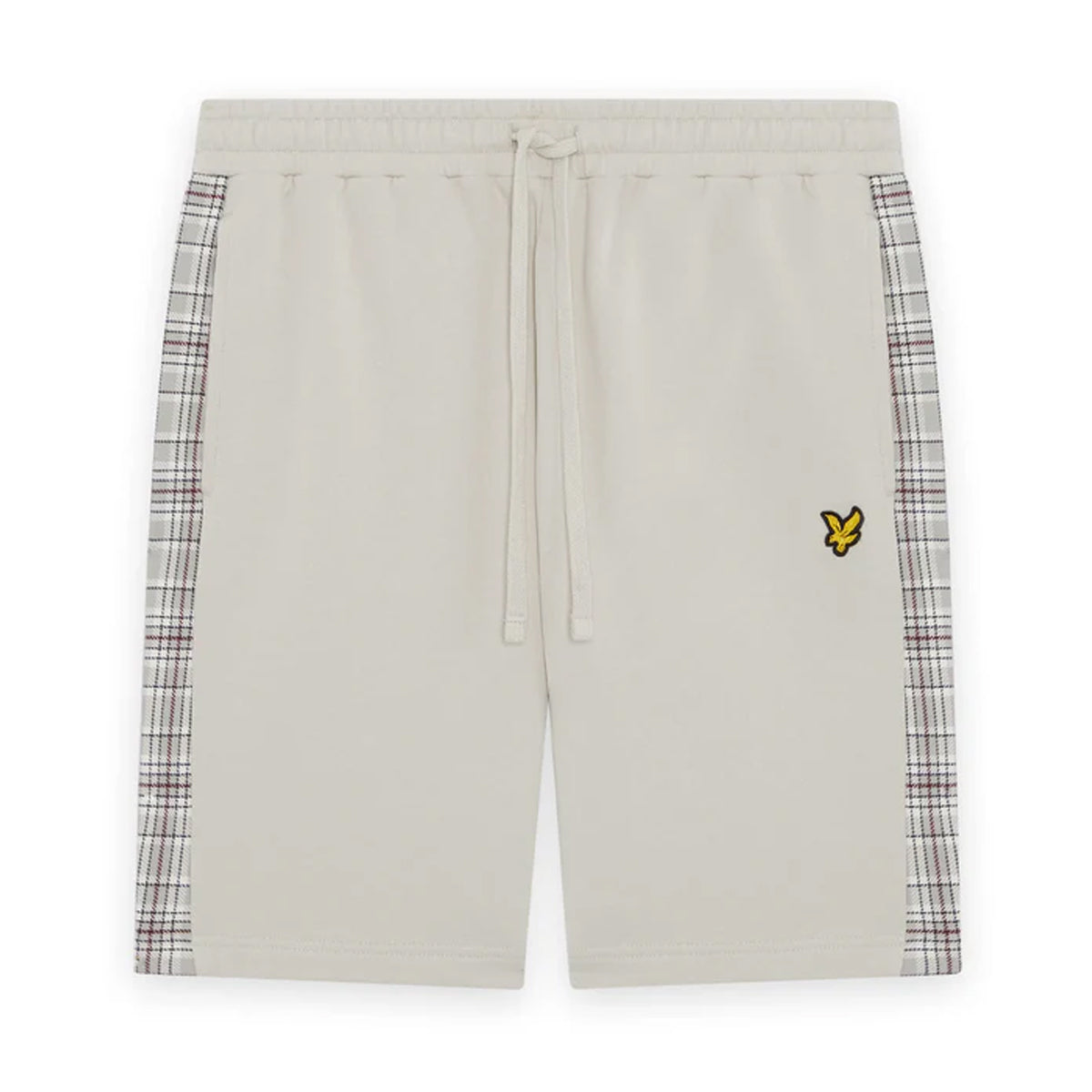 LYLE & SCOTT CHECK PANELLED SWEATSHORT ML2598V COVE