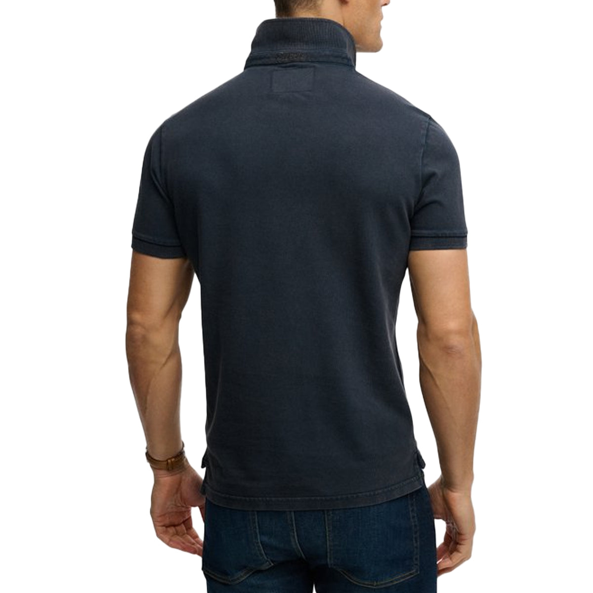SUPERDRY VINTAGE DESTROY POLO NAVY 98T