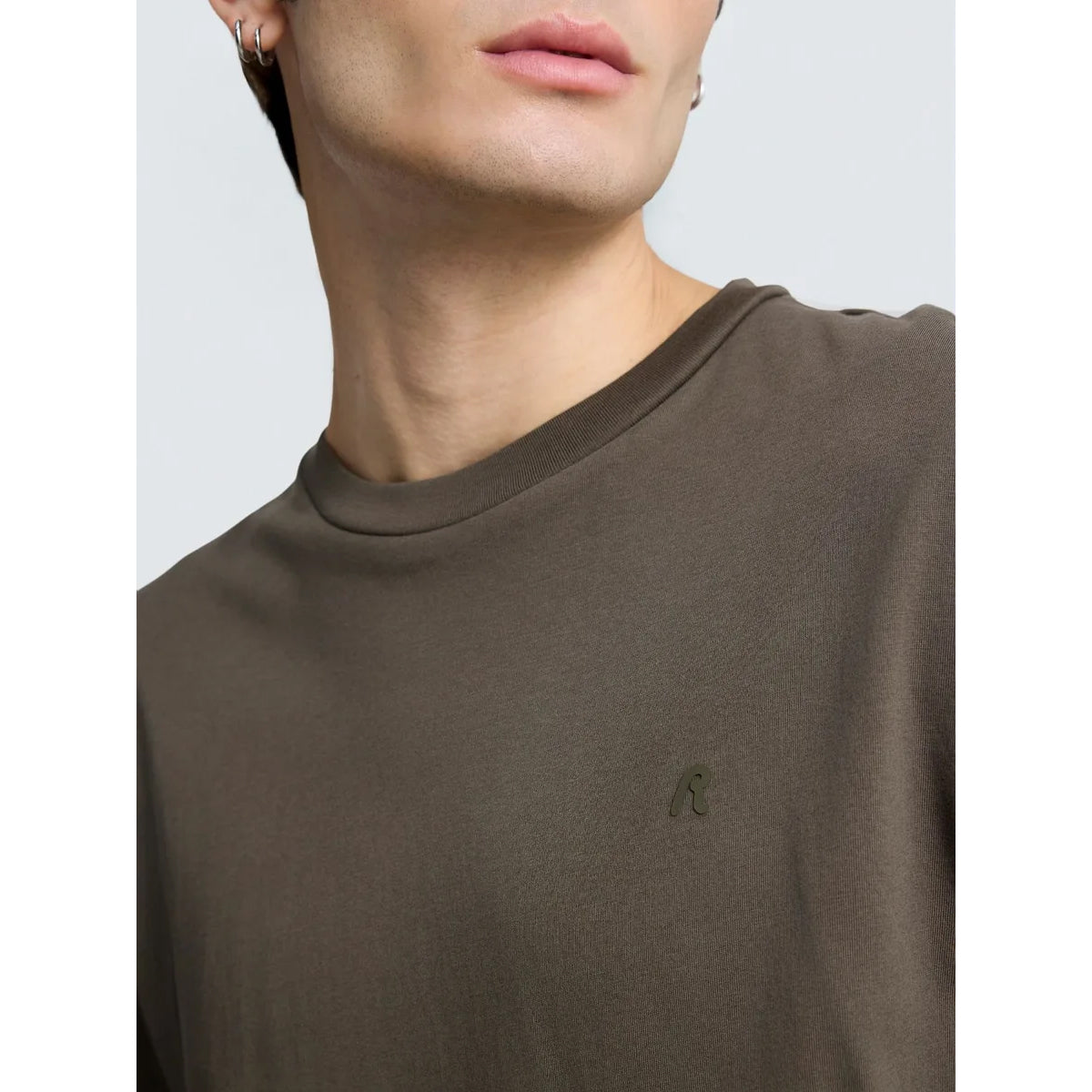 REPLAY MEN'S SMALL LOGO T-SHIRT M3097 - GREEN