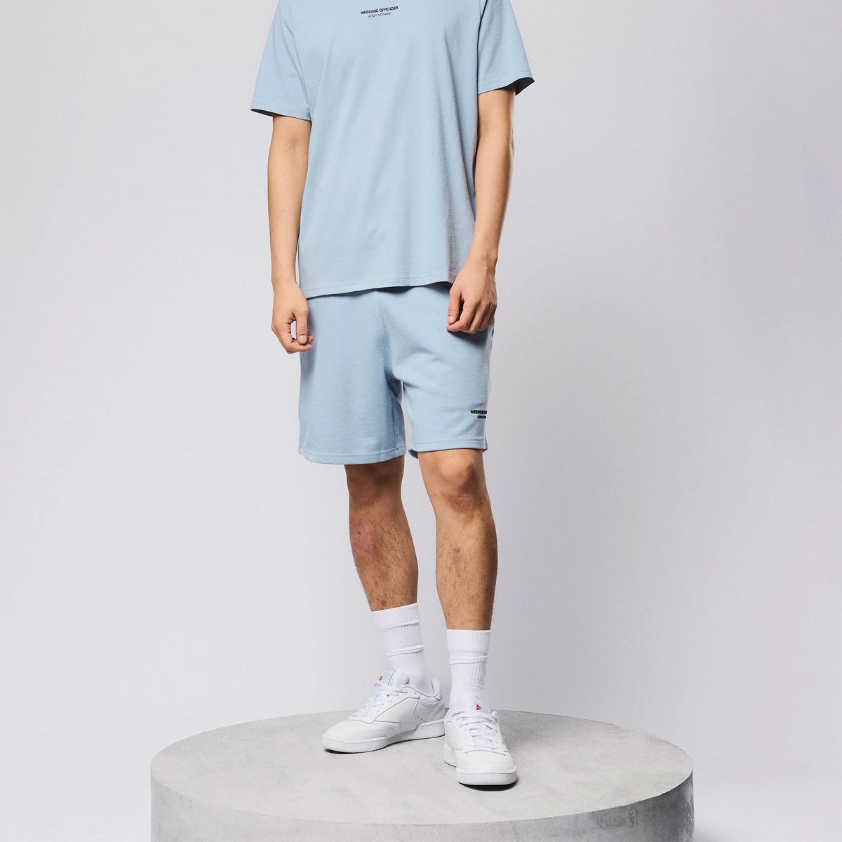 WEEKEND OFFENDER MYTROS SHORTS BLUE TOURMALINE/BLACK