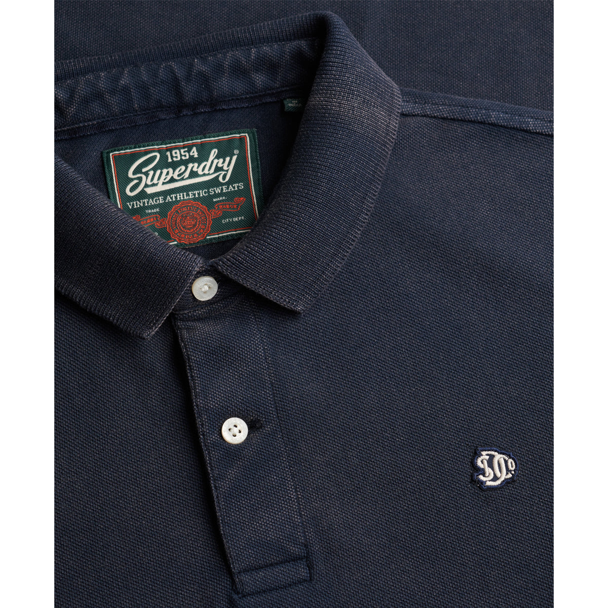 SUPERDRY VINTAGE DESTROY POLO NAVY 98T