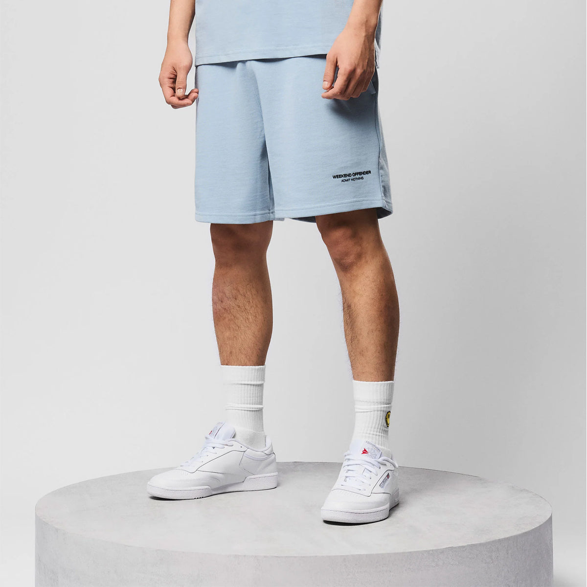 WEEKEND OFFENDER MYTROS SHORTS BLUE TOURMALINE/BLACK