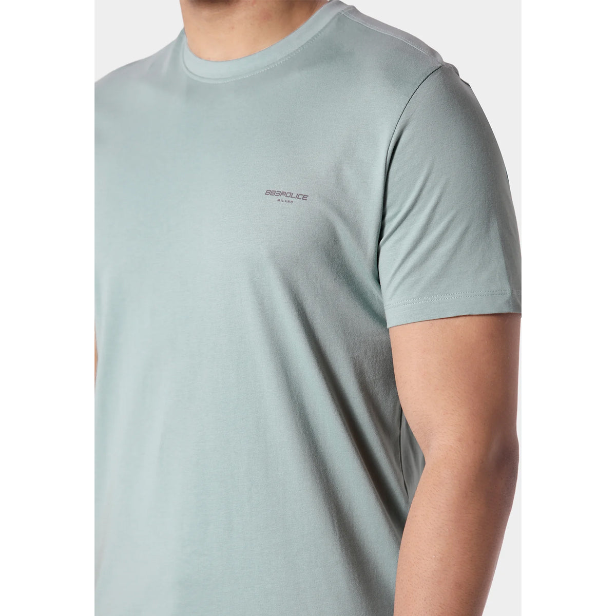 883 POLICE ICAS T-SHIRT PALE AQUA
