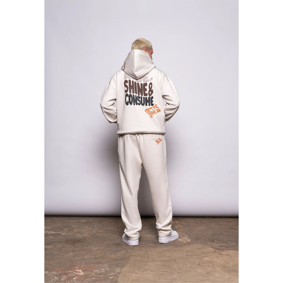 FRESH FLAVOURS RISE ECRU CREAM HOODIE