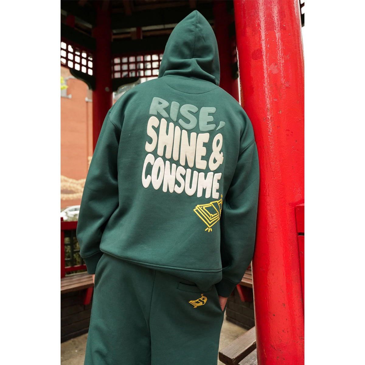 FRESH FLAVOURS RISE HOODY EDEN GREEN