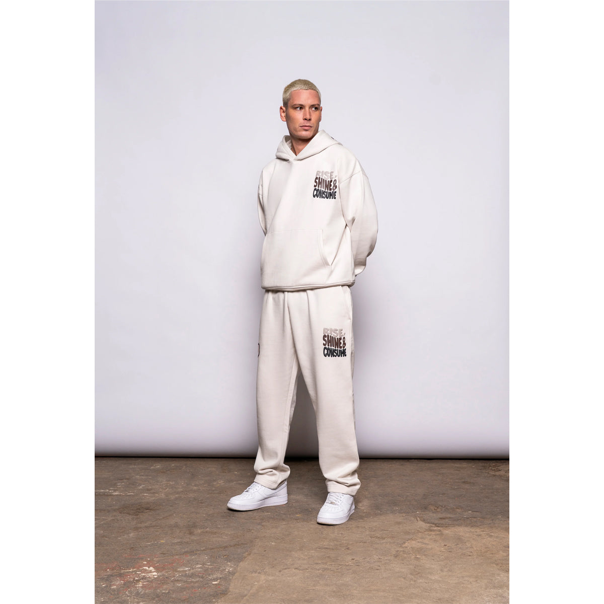 FRESH FLAVOURS RISE ECRU CREAM HOODIE