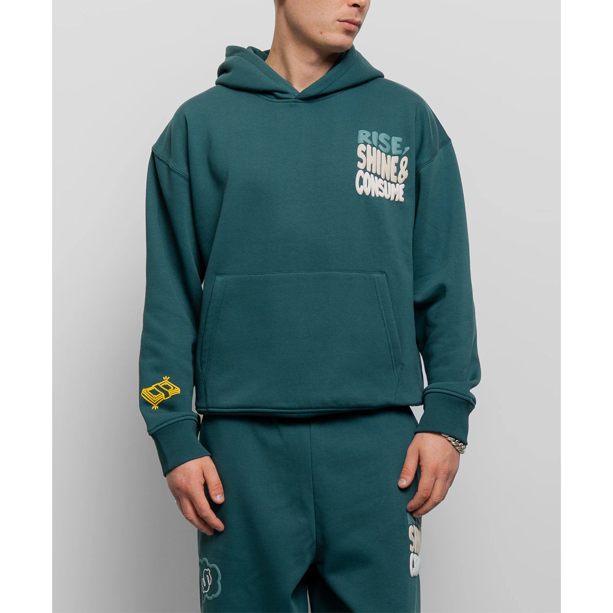 FRESH FLAVOURS RISE HOODY EDEN GREEN