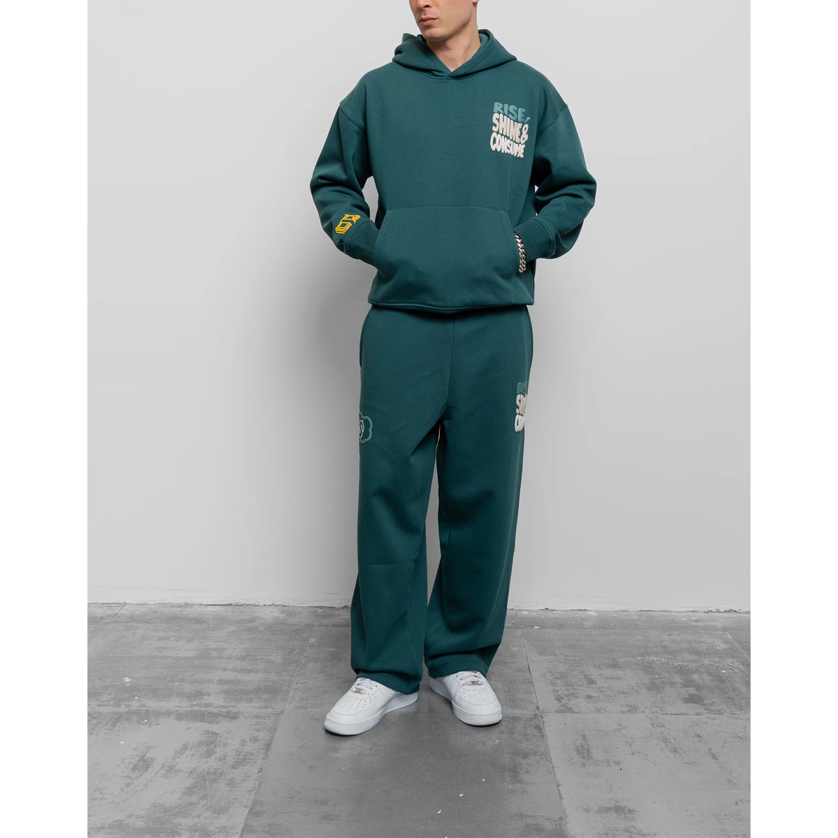 FRESH FLAVOURS RISE HOODY EDEN GREEN