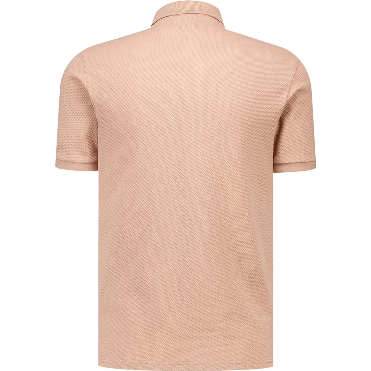 LYLE & SCOTT POPCORN JACQUARD POLO SHIRT SP2400V BARLEY