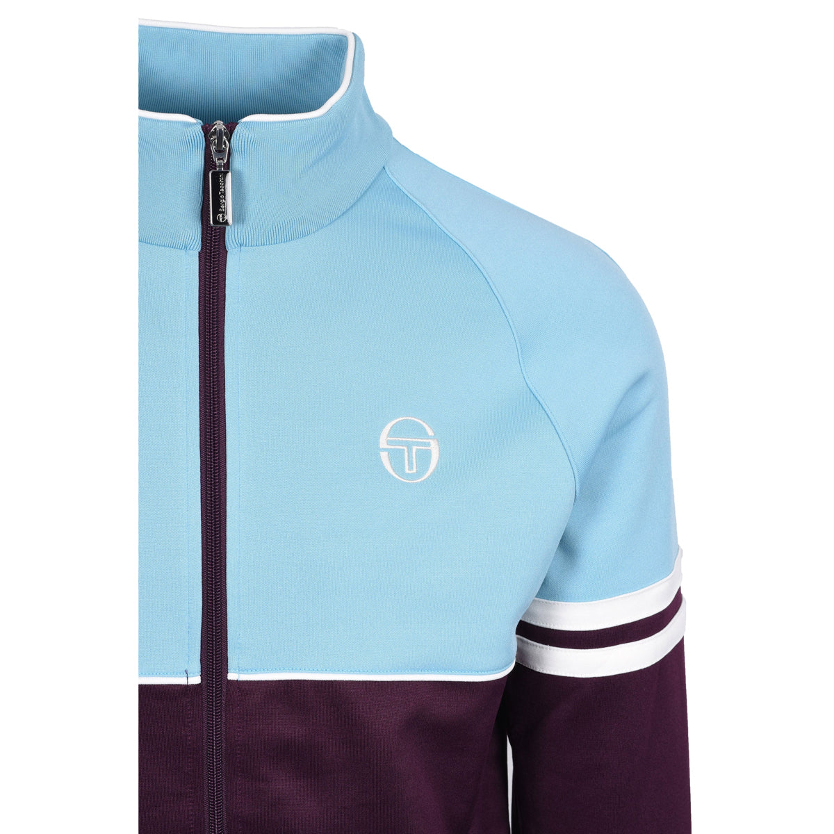 SERGIO TACCHINI ORION TRACK JACKET BLUE/BURGUNDY COLOUR