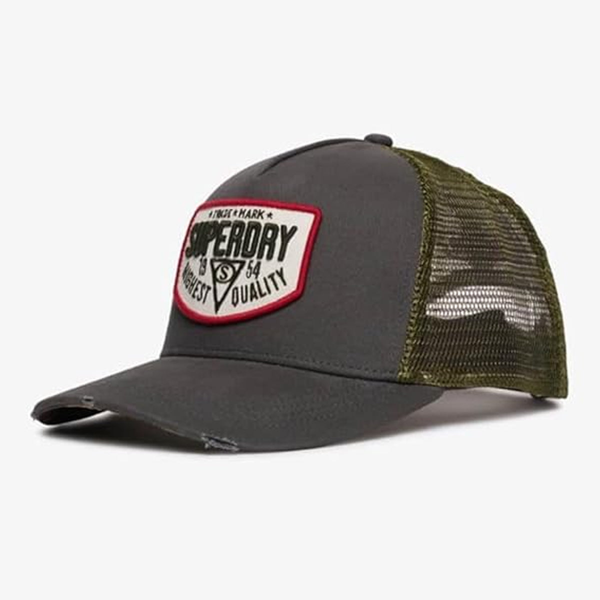 SUPERDRY MESH TRUCKER CAP FLINT STONE BLUE GREY 9JO