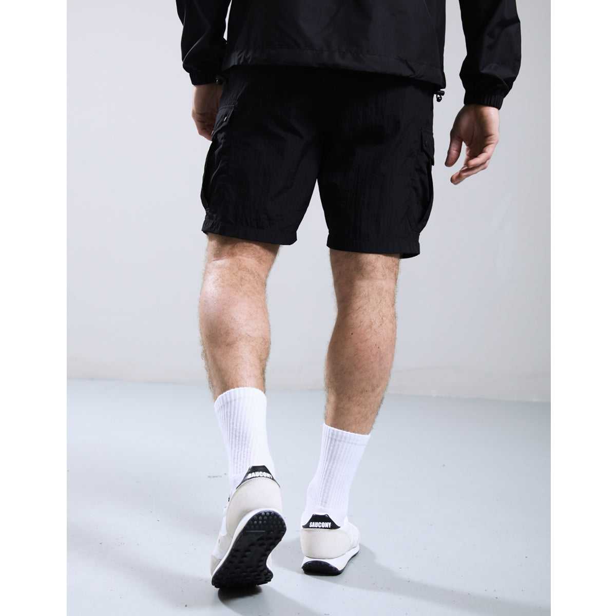 MARSHALL ARTIST NEWPORT CARGO SHORTS BLACK