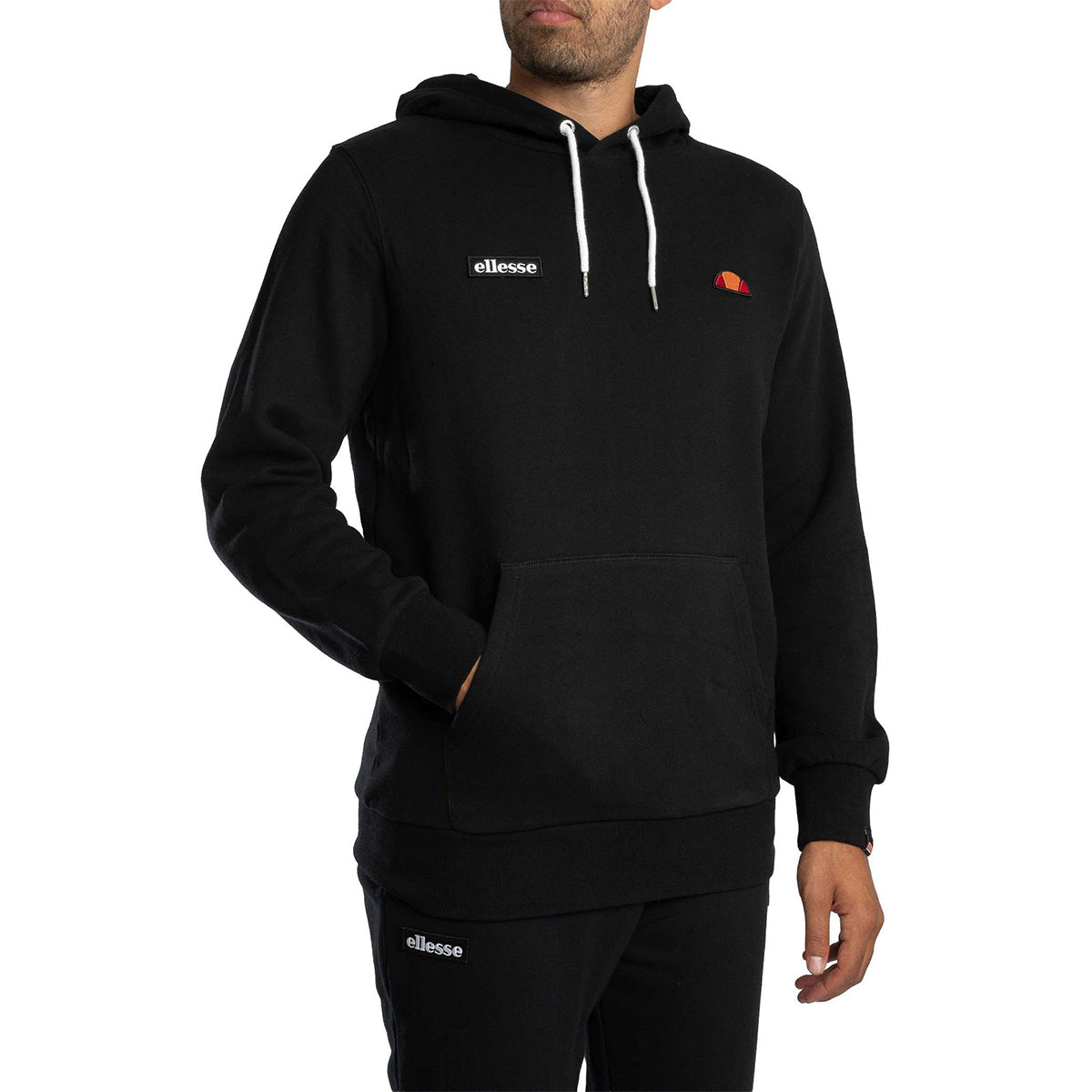 TRACCOTA OVERHEAD HOODED TRACKSUIT BLACK