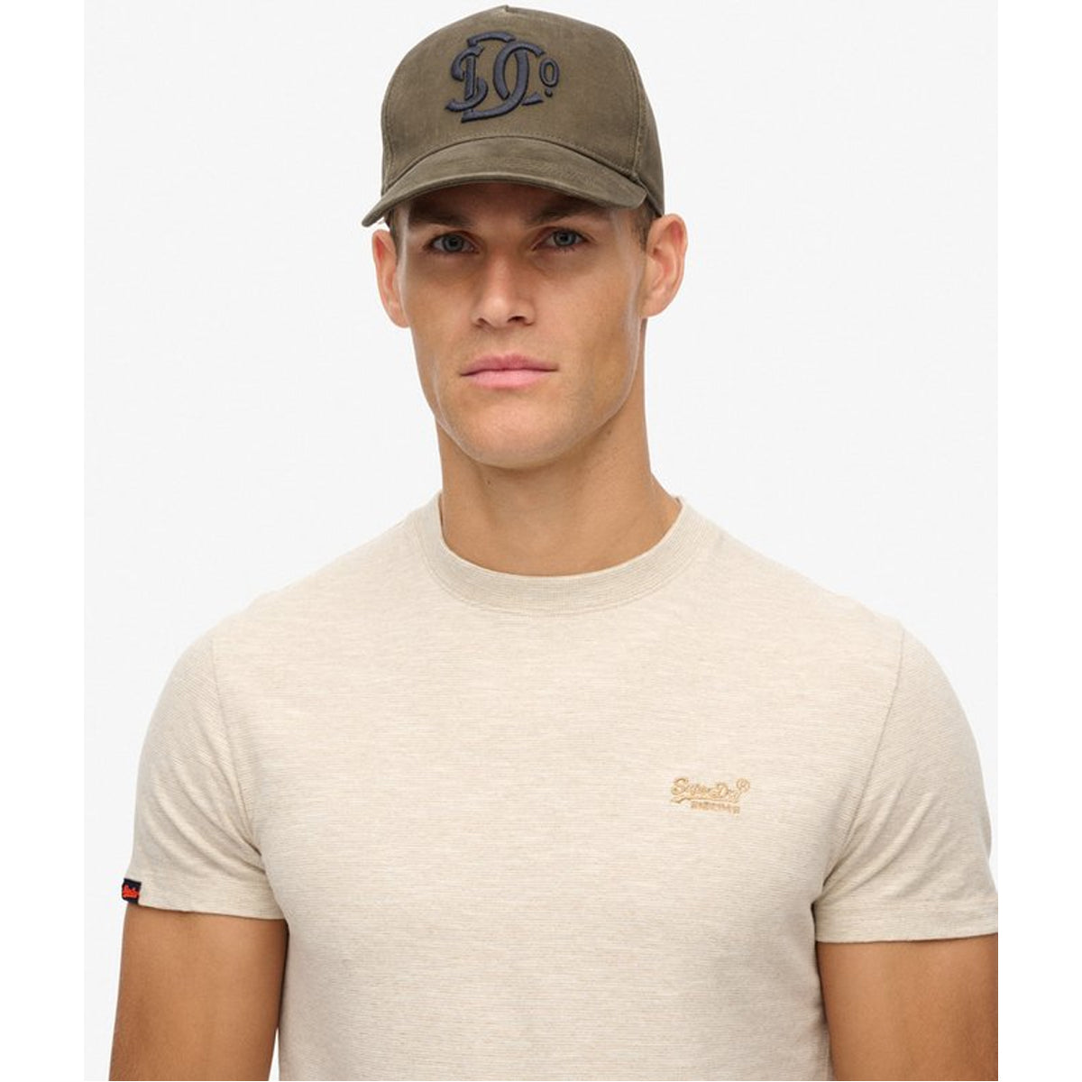 SUPERDRY MERCHANT MONOGRAM TRUCKER CAP KHAKI 03O