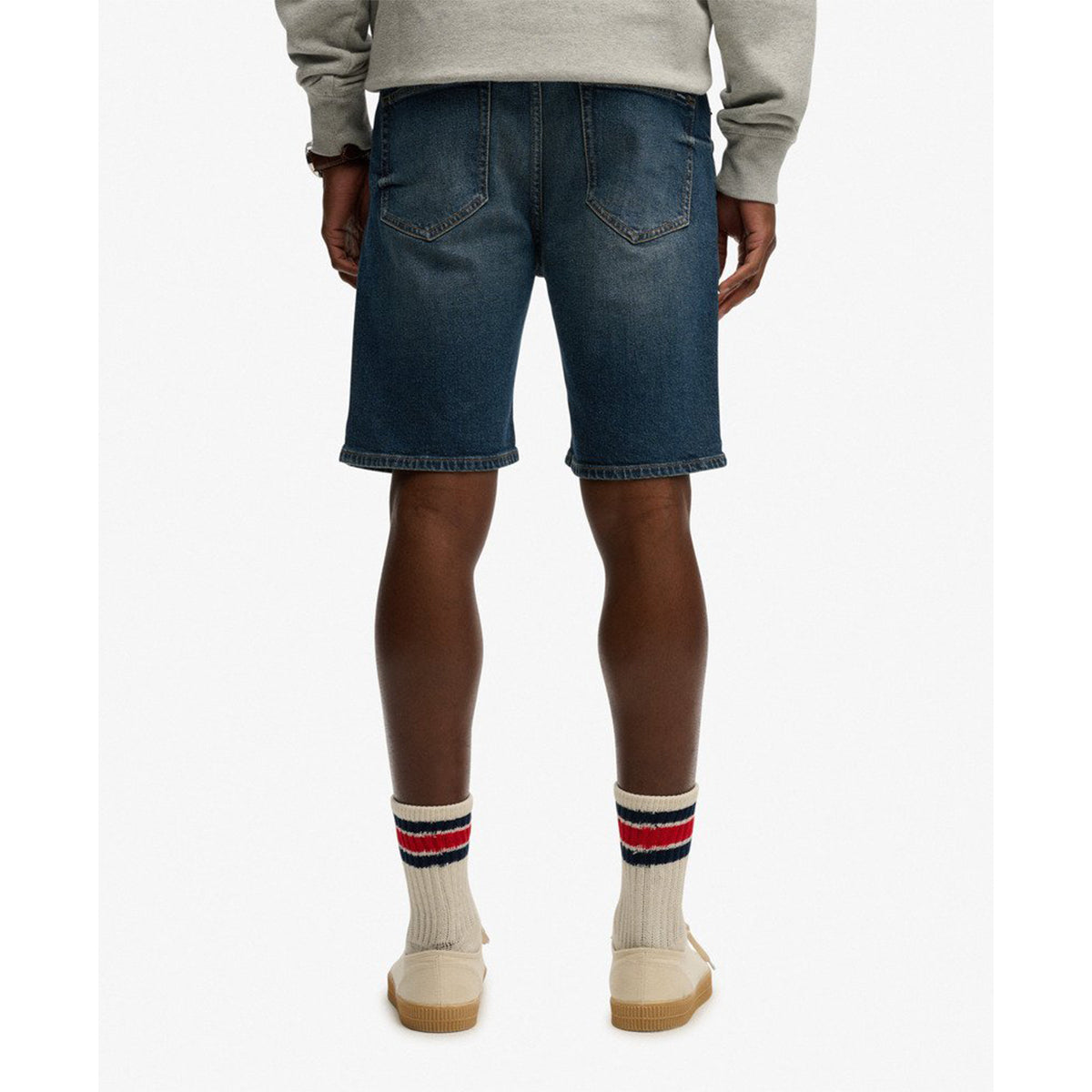 SUPERDRY VINTAGE STRAIGHT SHORT YOKOHOMA DARK BLUE H1S