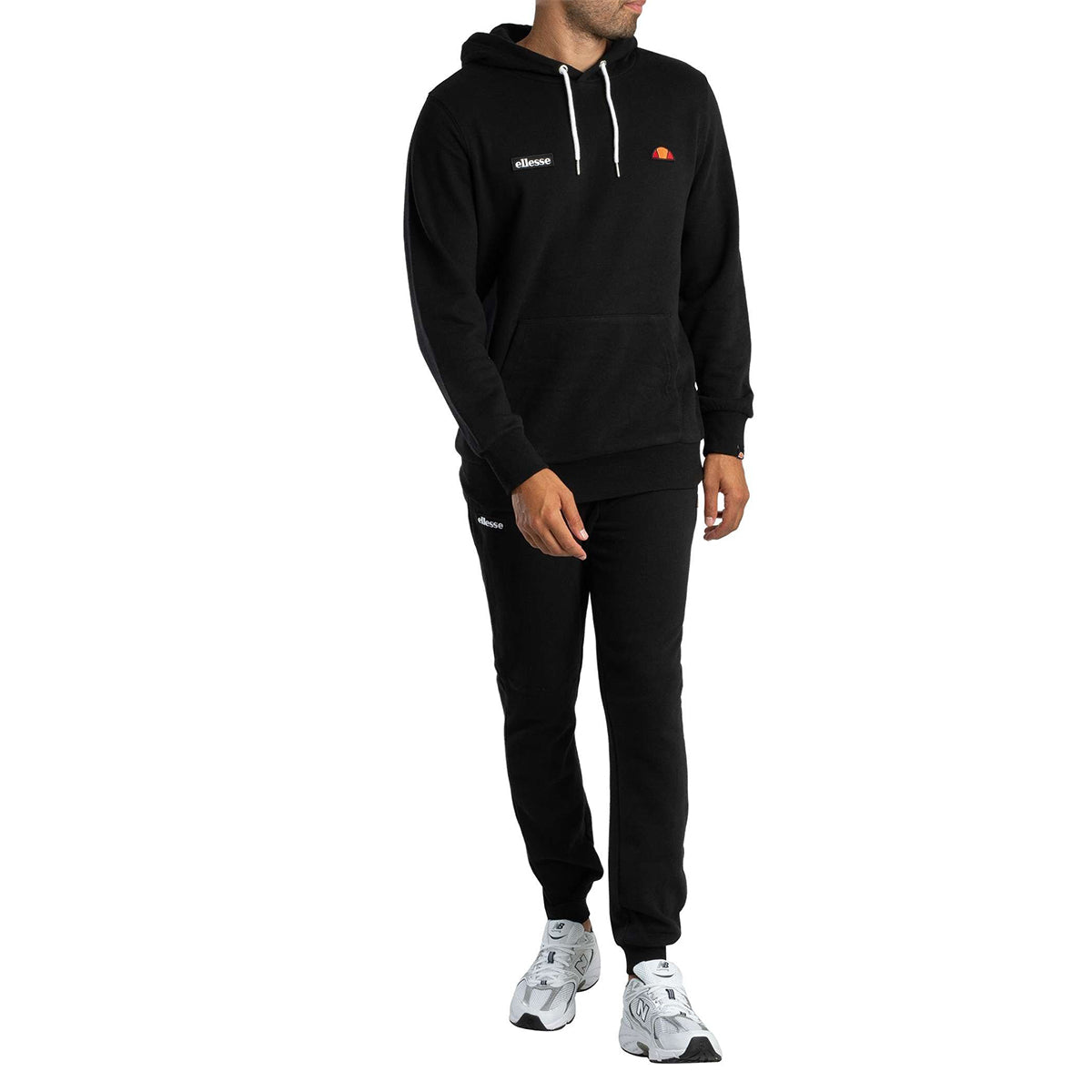 TRACCOTA OVERHEAD HOODED TRACKSUIT BLACK