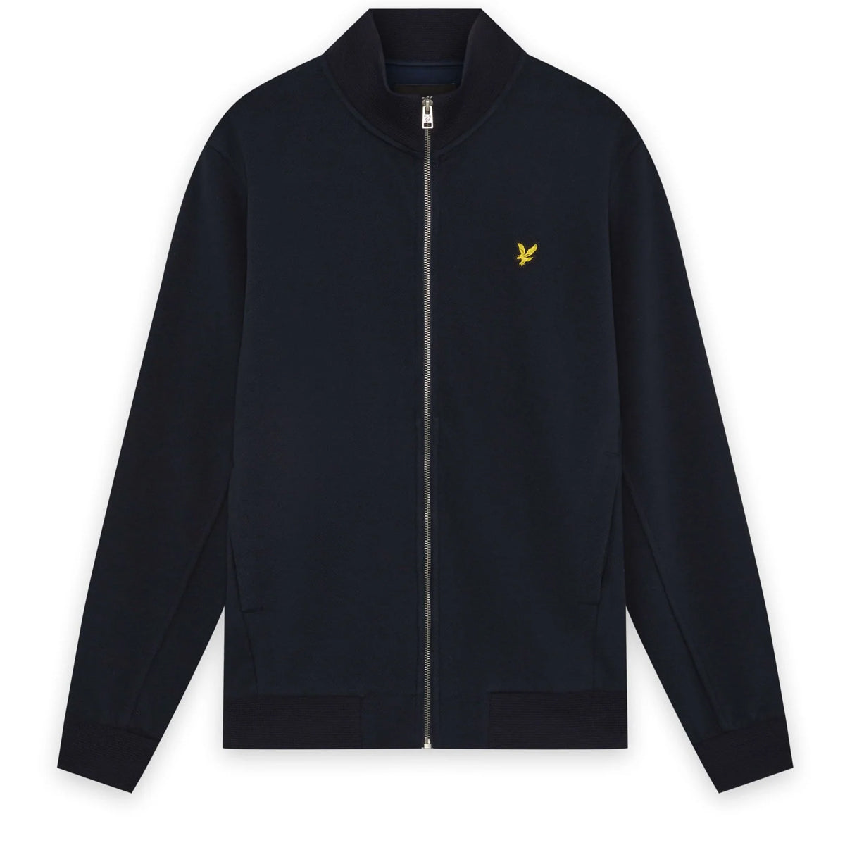 LYLE & SCOTT PIQUE ZIP THROUGH SWEATSHIRT ML2416V DARK NAVY