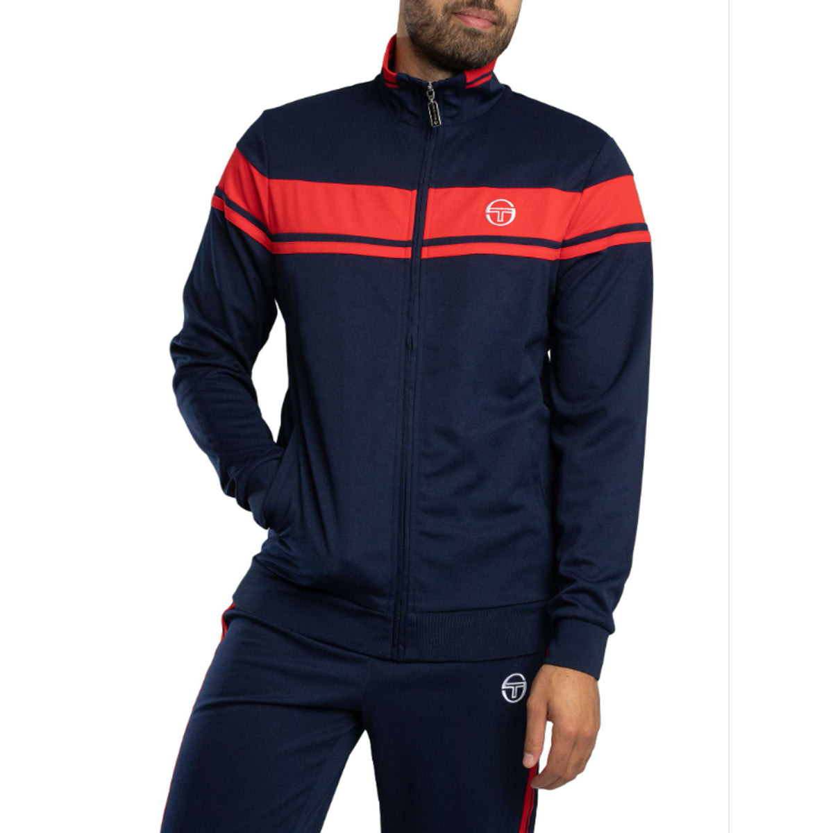 SERGIO TACCHINI DAMARINDO TRACK TOP NAVY/RED