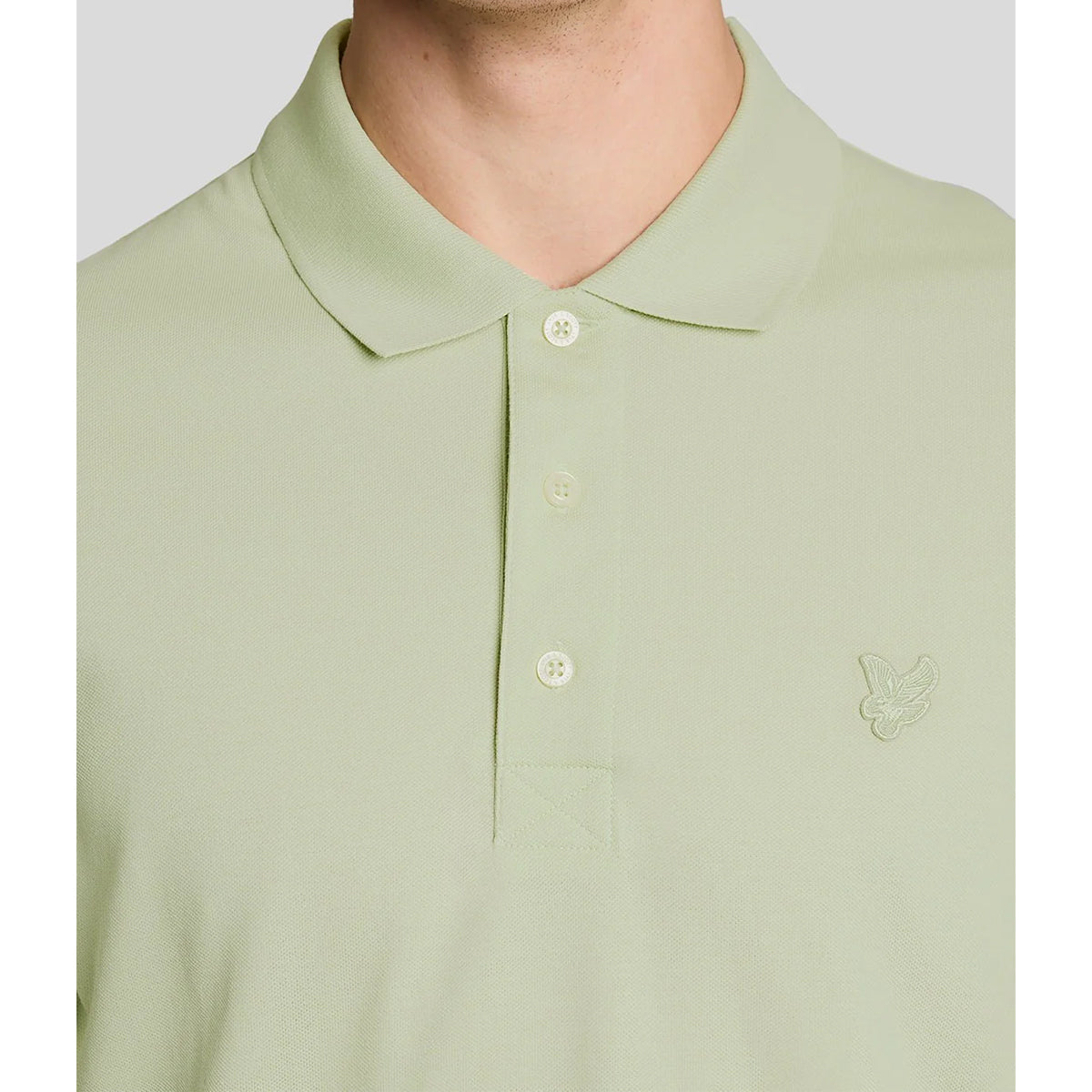 LYLE & SCOTT SUPERFINE POLO SHIRT SP2255TONT TENDER GREENS