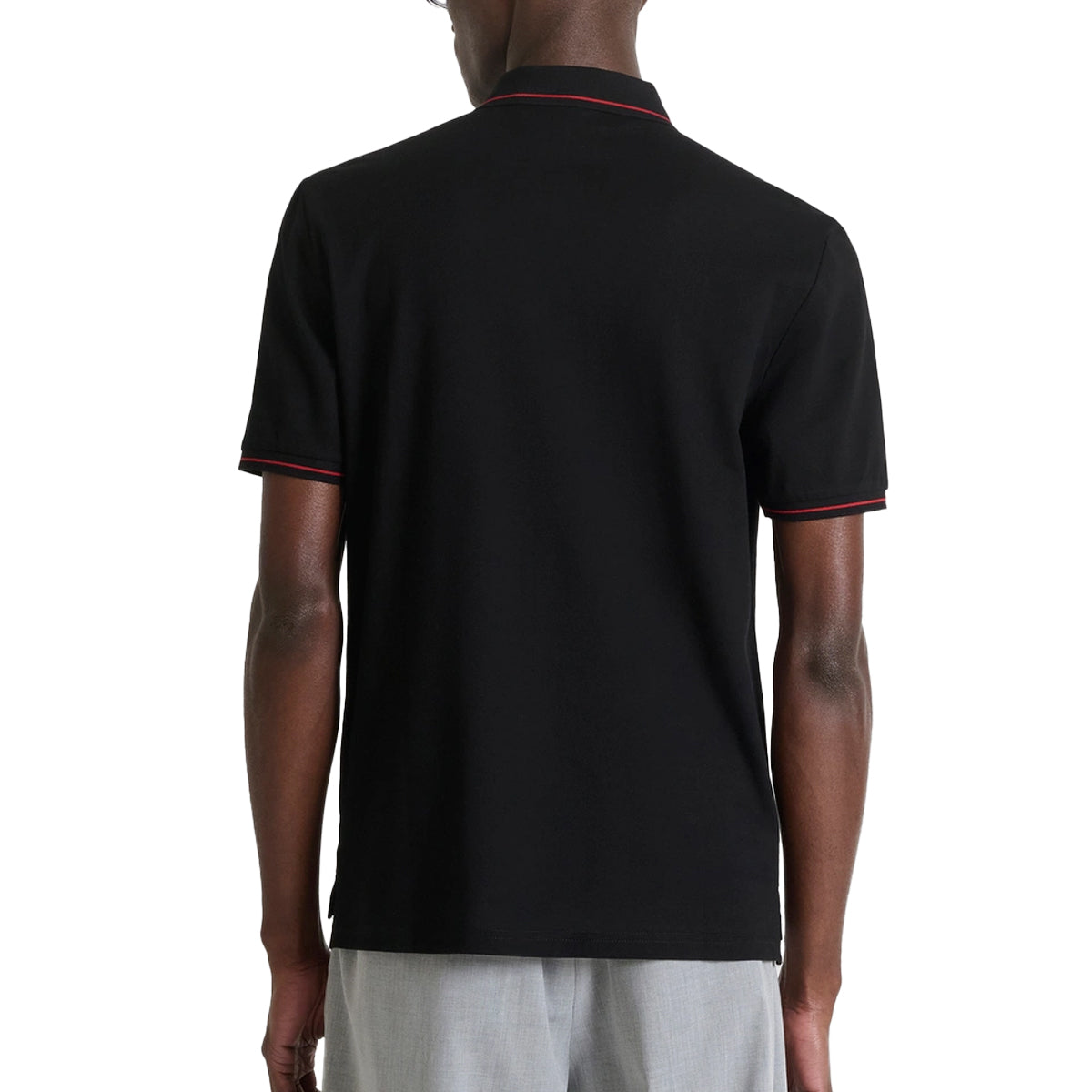 ANTONY MORATO TIPPED POLO BLACK MMKS02609