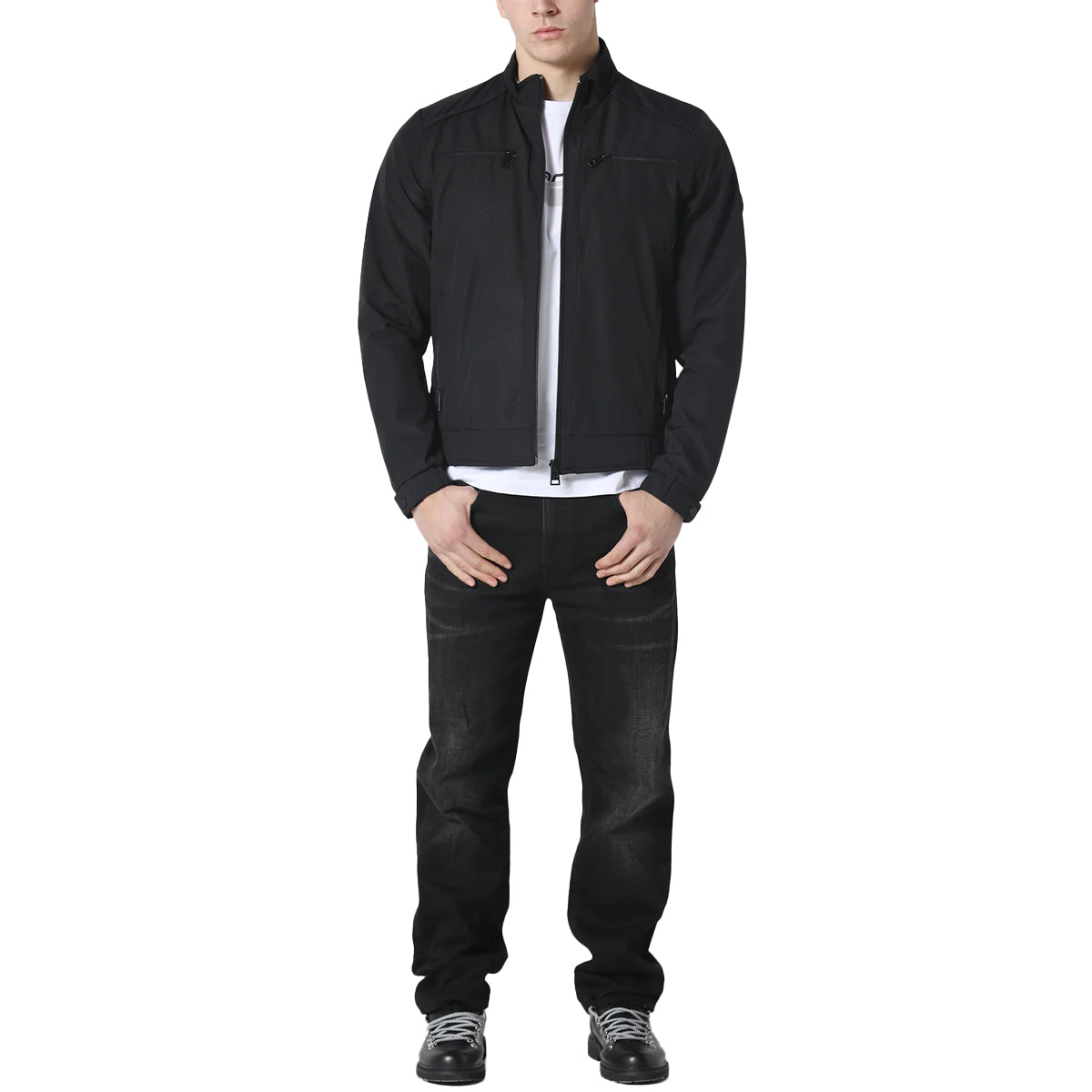 883 POLICE MYSTIC JACKET BLACK