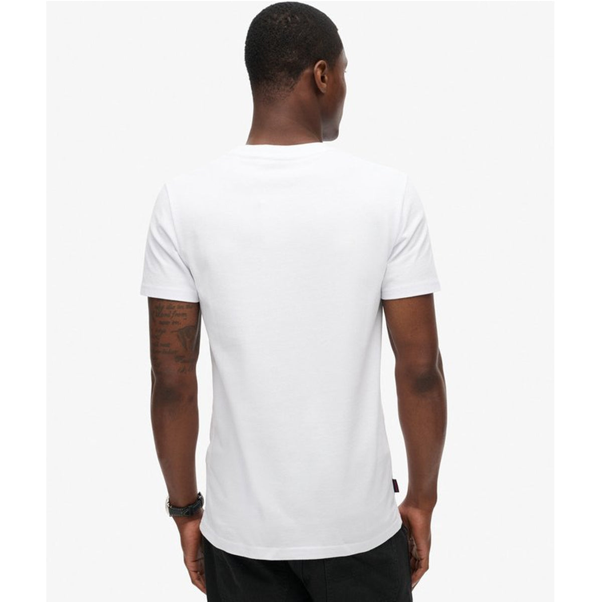 ESSENTIAL LOGO EMB T-SHIRT WHITE 01C