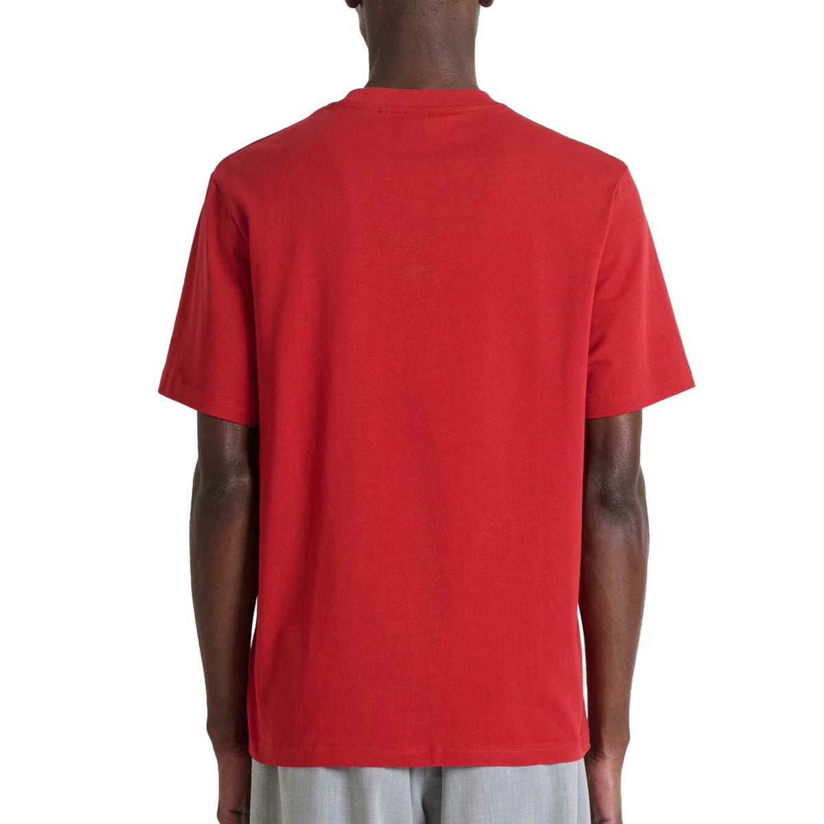 ANTONY MORATO JERSEY BADGE T-SHIRT CHERRY RED MMKS02612