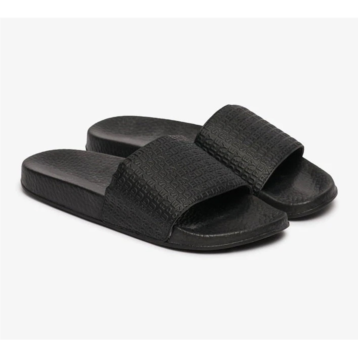 SUPERDRY MONOGRAM POOL SLIDE BLACK 02A MF310290A