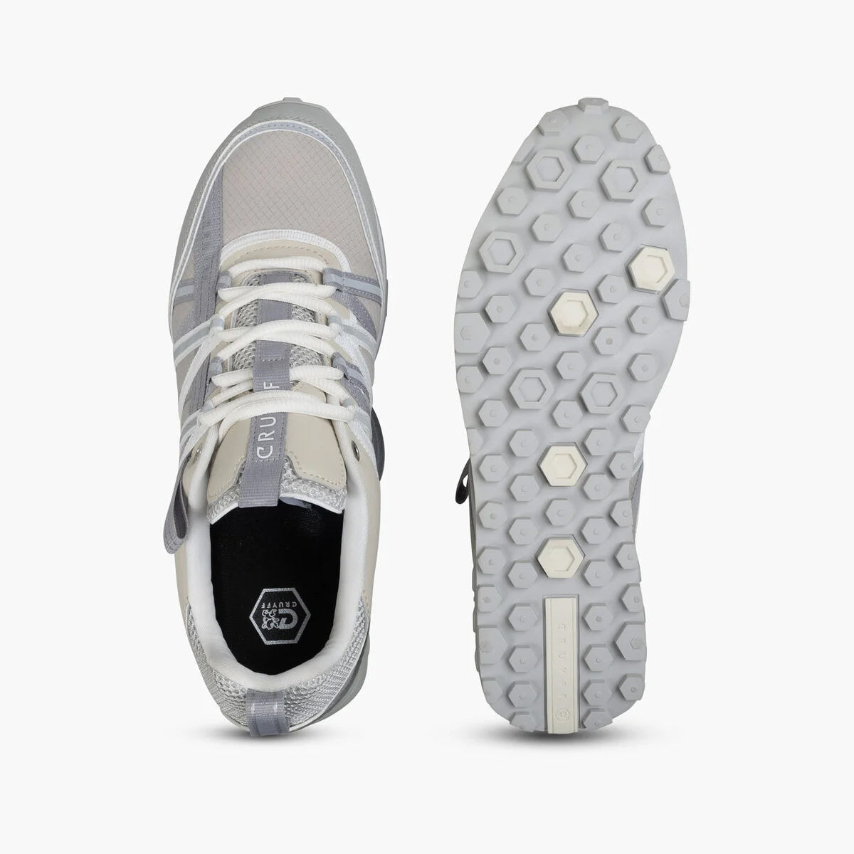 FEARIA HEX-TECH CREAM/REFLECTIVE SILVER TRAINERS CC261050