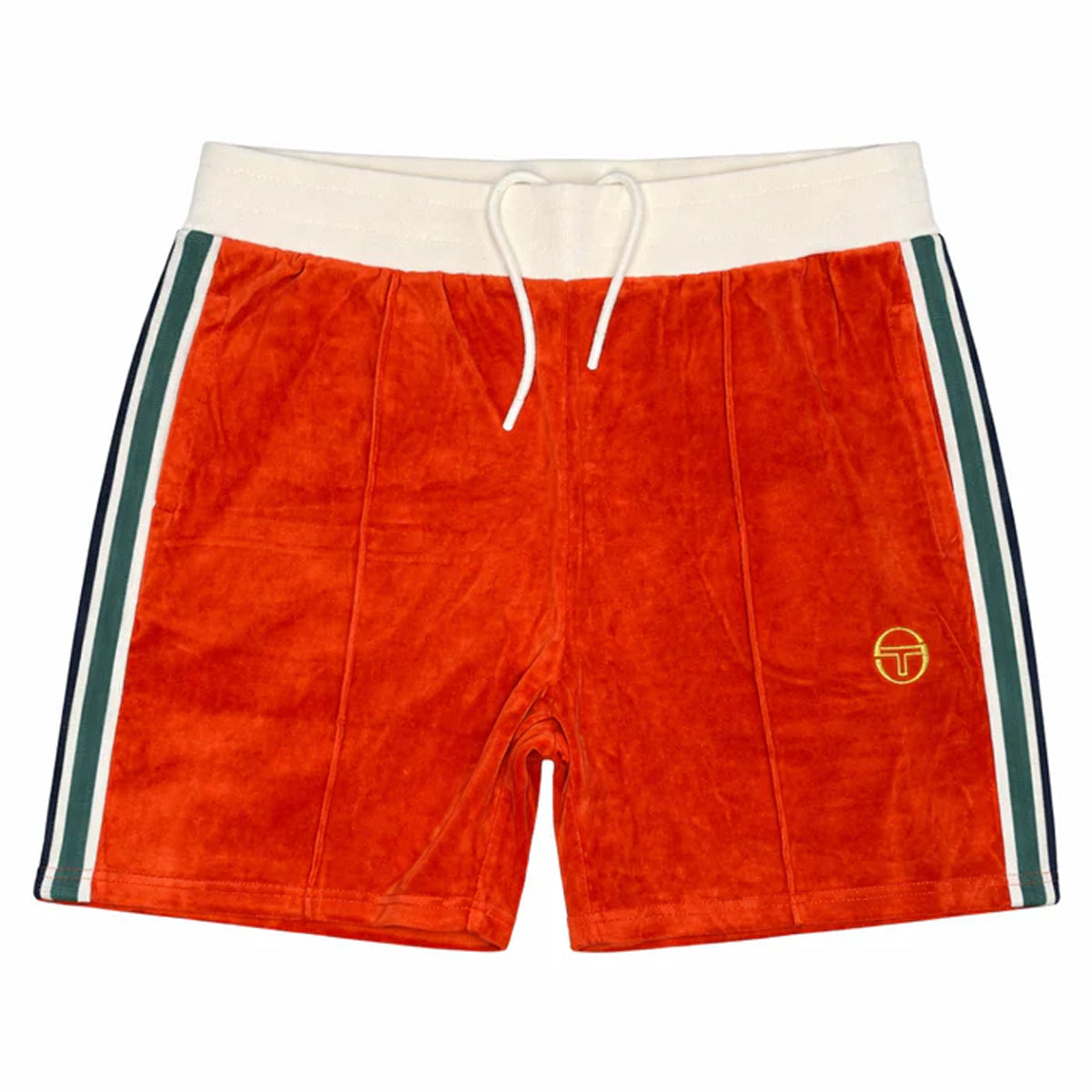 SERGIO TACCHINI MONTE VELOUR SHORTS ROOIBOS/GARDENIA