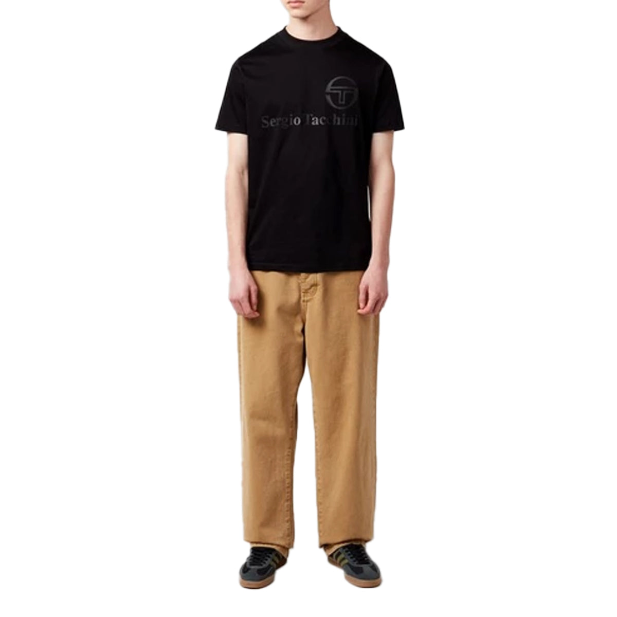 SERGIO TACCHINI LAZIO T-SHIRT BLACK