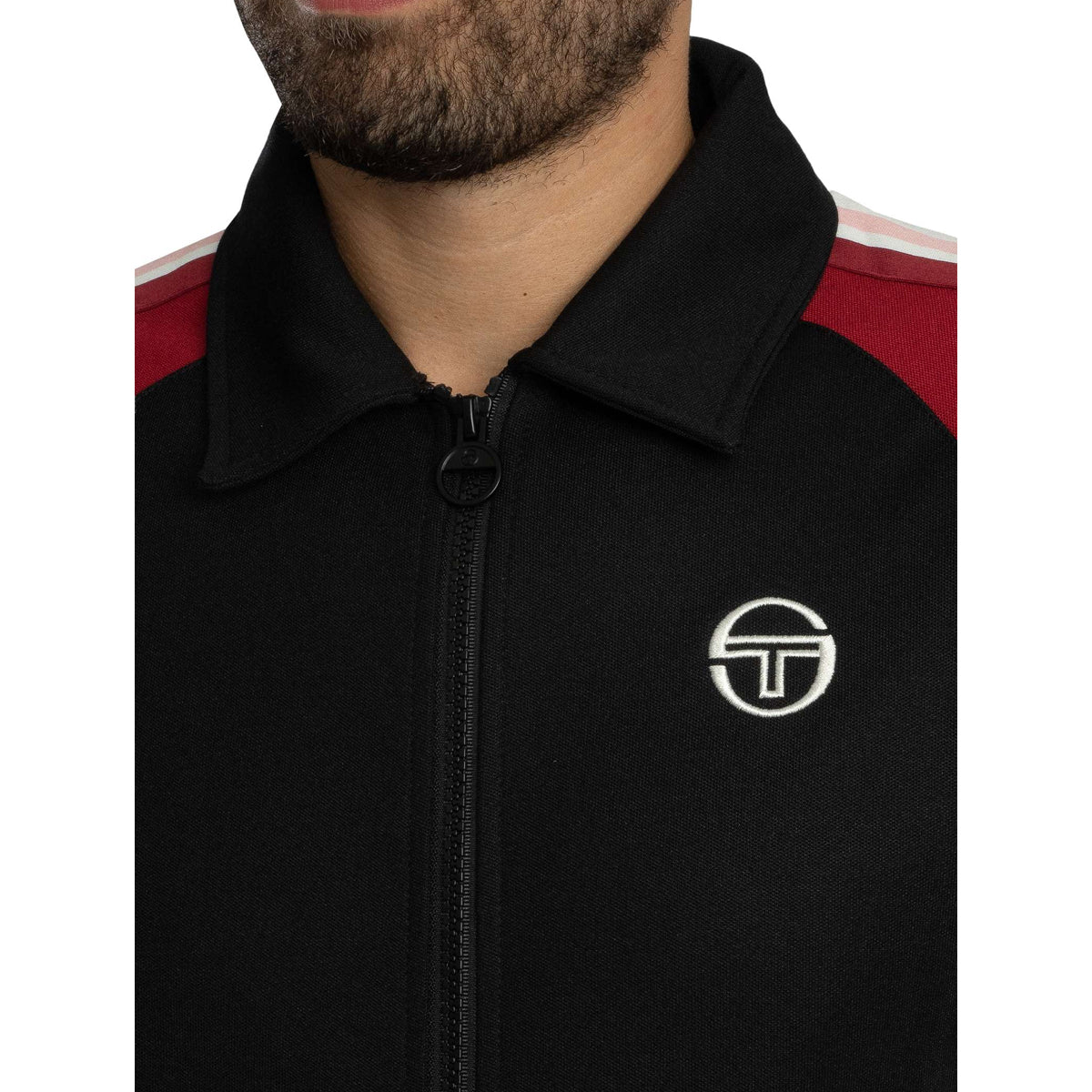 SERGIO TACCHINI RENSHAW TRACK TOP BLACK/GARDENIA