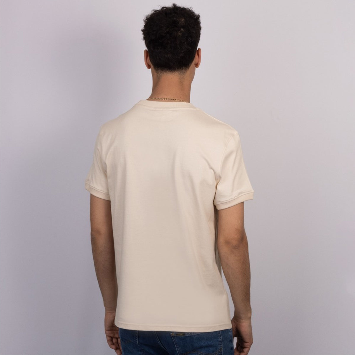 SERGIO TACCHINI MASTER CREW NECK T-SHIRT SANDSHELL/ORANGE PEPPER