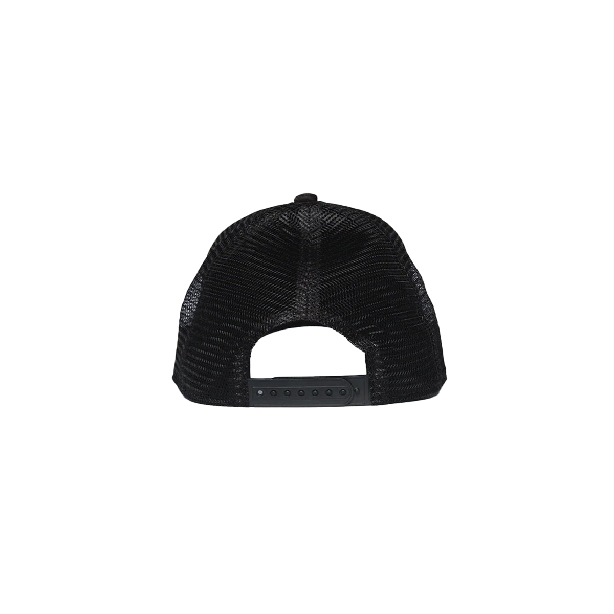 CHRISTIAN ROSE PRIVATE PLATE TRUCKER CAP BLACK/GOLD