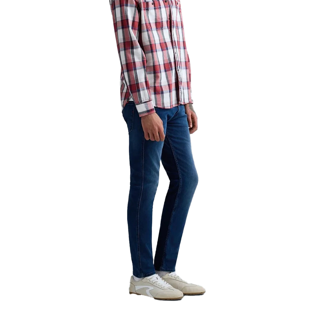 REPLAY ANBASS POWER STRETCH BLUE JEANS M914 41A C33 007