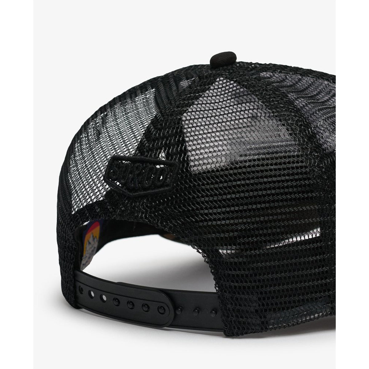 SUPERDRY MESH TRUCKER CAP WASHED BLACK/ECRU 7RY