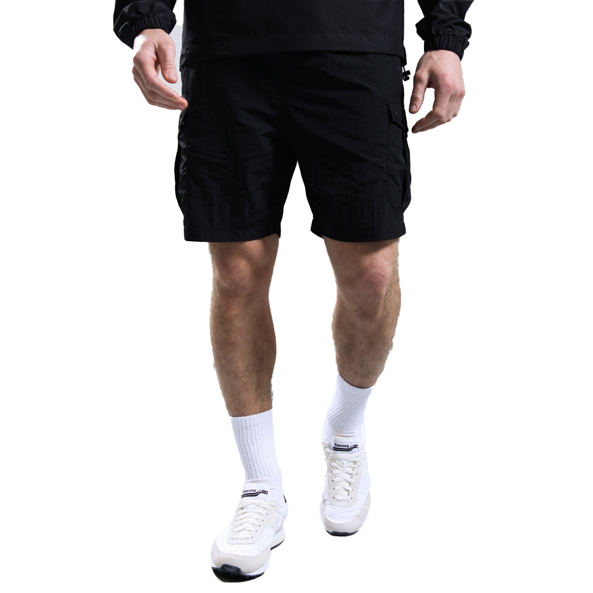 MARSHALL ARTIST NEWPORT CARGO SHORTS BLACK