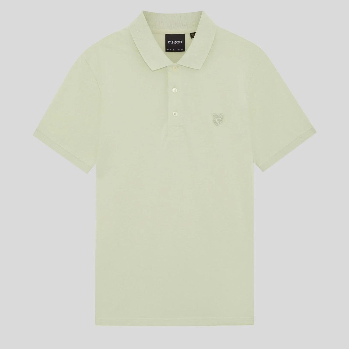 LYLE & SCOTT SUPERFINE POLO SHIRT SP2255TONT TENDER GREENS