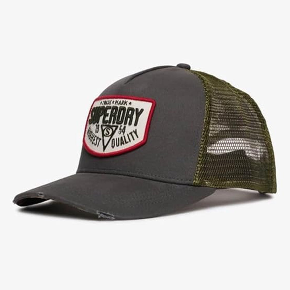 SUPERDRY MESH TRUCKER CAP FLINT STONE BLUE GREY 9JO