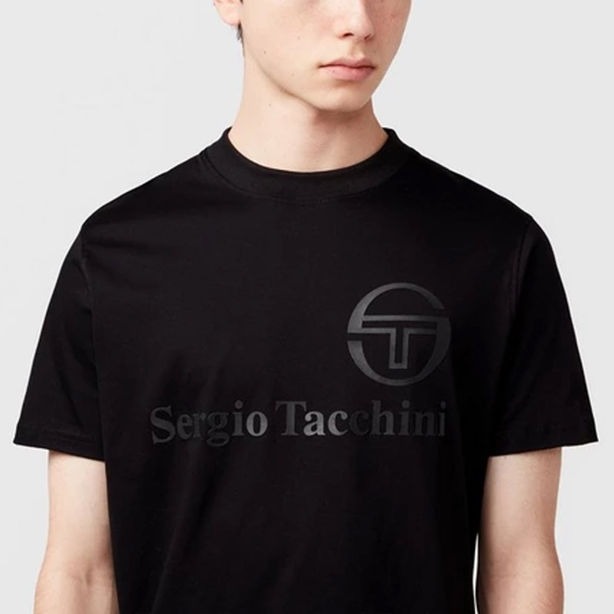 SERGIO TACCHINI LAZIO T-SHIRT BLACK
